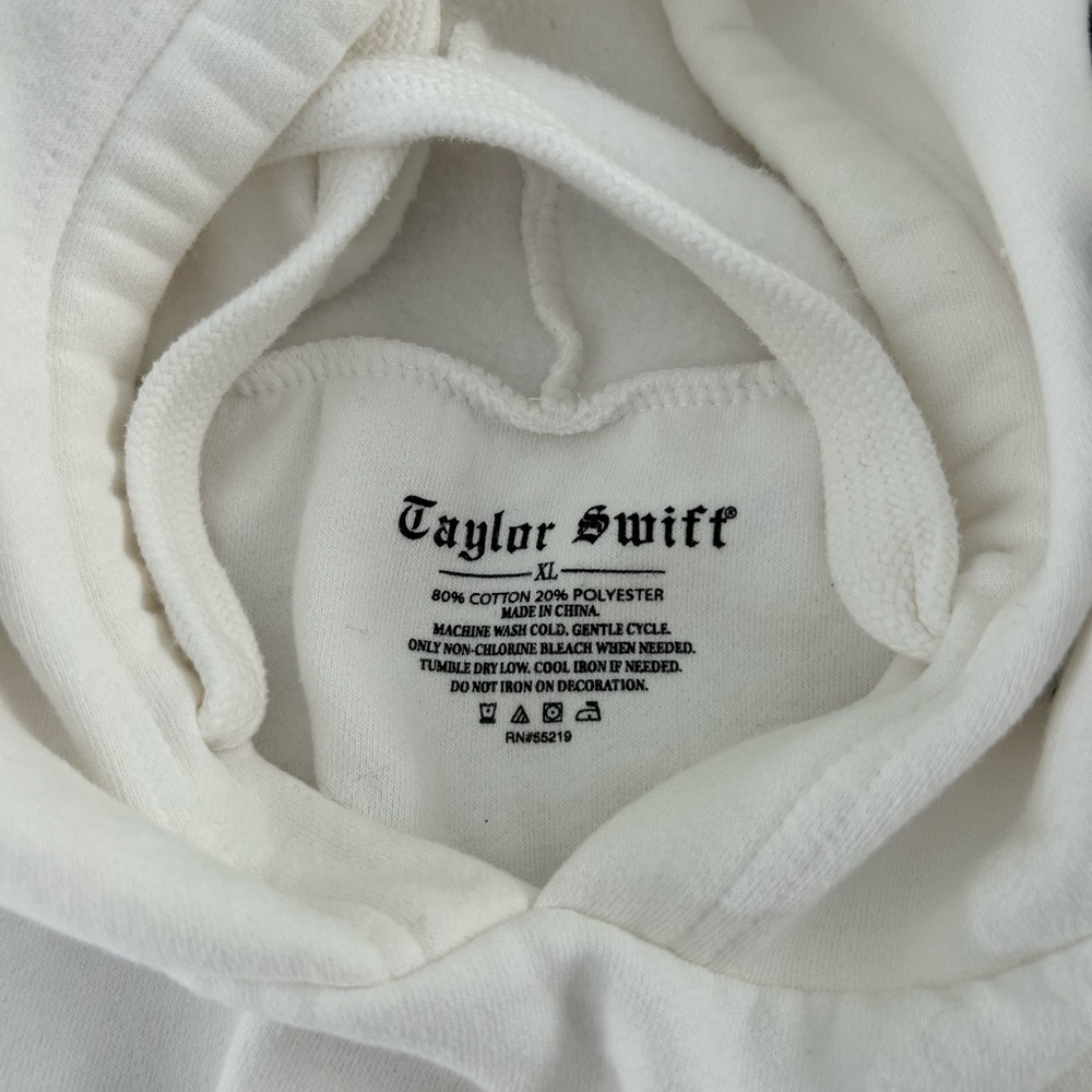 Taylor Swift official Reputation White Hoodie - Picture 4 of 6